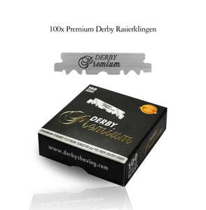 Derby Rasierklingen Premium 100er Pack - Shabo Cosmetics GmbH