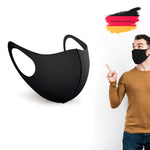 5er Mundschutzmasken aus Eis Seide schwarz - Shabo Cosmetics GmbH